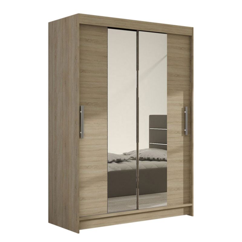 Szafa MIRJAN 24 z drzwiami przesuwnymi Miami II dąb sonoma/lustro 1 szt.