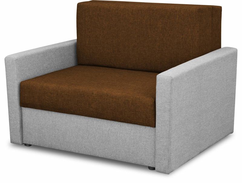 Sofa amerykanka rozkładana Bonni Tedi 1 Szara/Brązowa 1 szt.