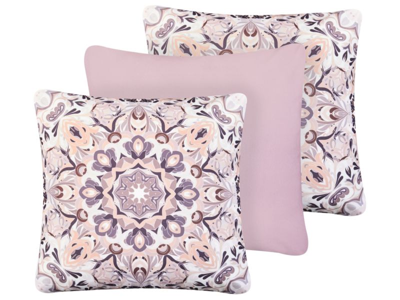 Zestaw 3 poduszek ogrodowych Sammit Wzór orientalny 45 x 45 cm Kolorowy 1 kpl