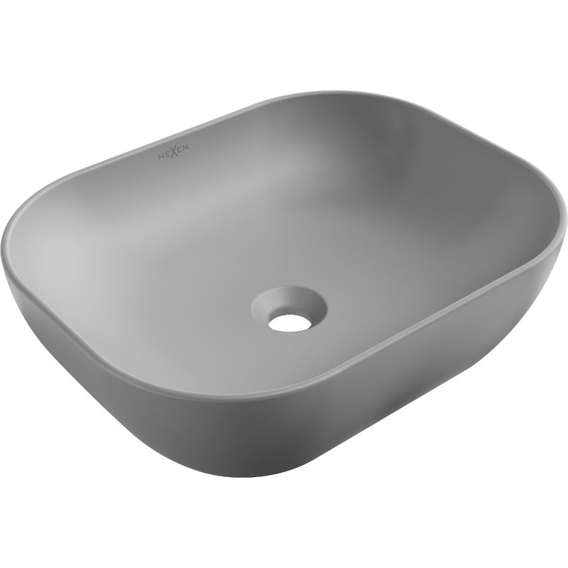 Umywalka nablatowa Mexen Rosa szary mat 50x40 cm 1 szt.