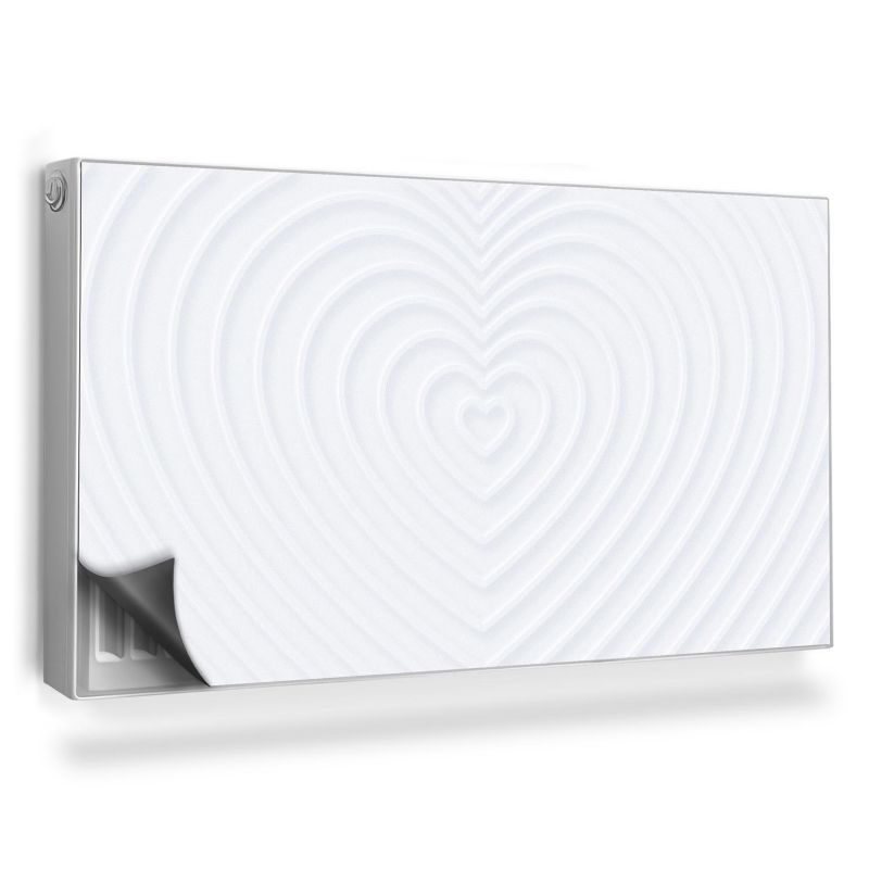 Ozdobny magnes na kaloryfer Wallfluent 110x60 cm Serca 1 szt.