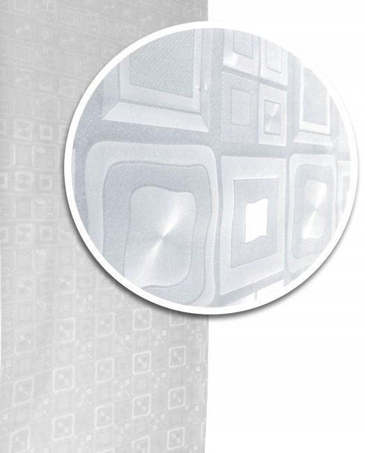 Zasłona prysznicowa Estiva PEVA 120x200 wzór 3D quadro 1 szt.