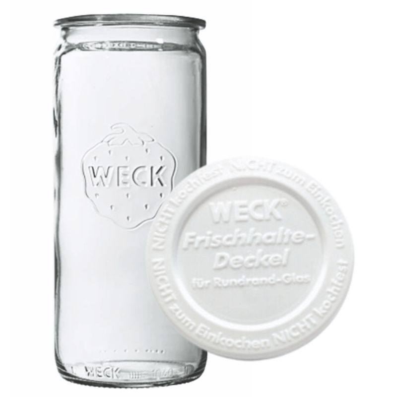 Słoik MODO24 Weck 1500 ml fi 100 cylinder plastikowe wieko 1 kpl.