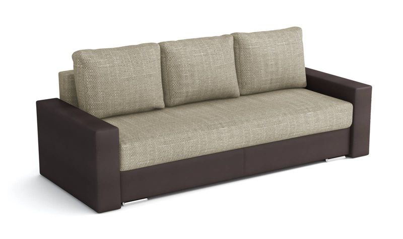 Sofa rozkładana sprężyny bonell Bonni Klass Plus Brąz/Cappucino 1 szt.