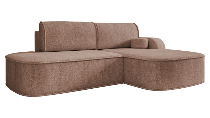 Narożnik z funkcją spania MIRJAN 24 Koro prawy brudny róż 1 szt.