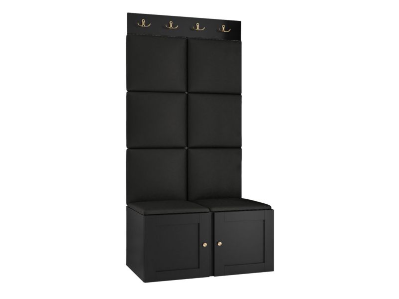 Zestaw MIRJAN 24 Orion Ramiro IV czarny + czarna ekoskóra 1 kpl.