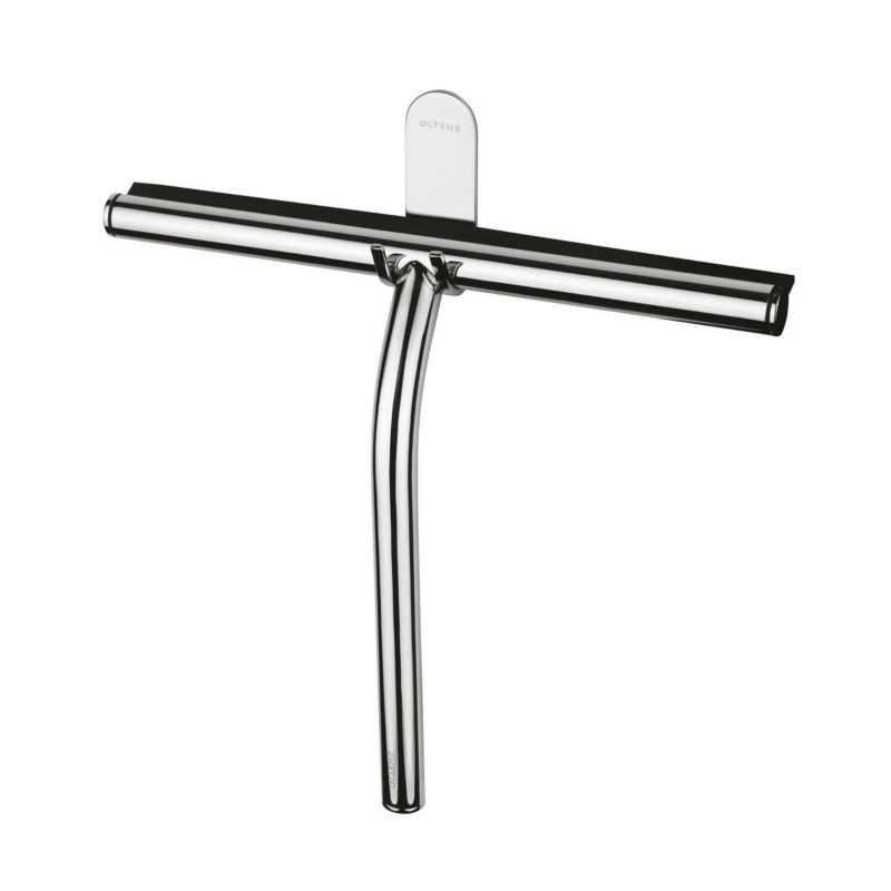 Ściągaczka łazienkowa Oltens Glomma chrom z uchwytem na taśmę 3M 24 cm 1 szt.