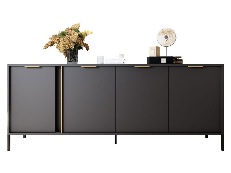 Komoda MIRJAN 24 Lars 203 4D antracyt 1 szt.