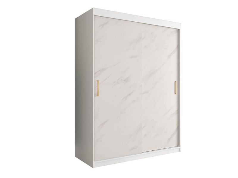 Szafa MIRJAN 24 Marmur T 150 biały mat / biały marmur 1 szt.