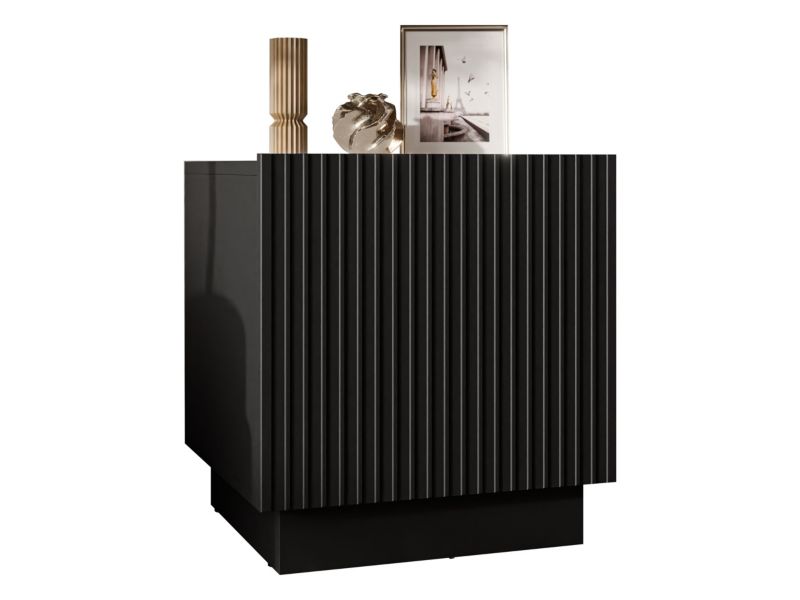 Komplet dwóch szafek nocnych MIRJAN 24 Liverti 1D czarny 2 szt.