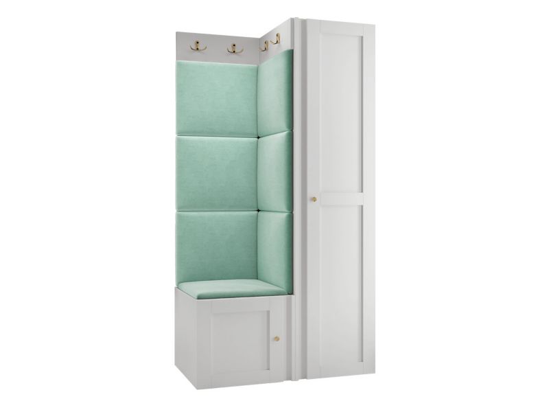 Zestaw MIRJAN 24 Orion Ramiro XXV biały + miętowy 1 kpl.