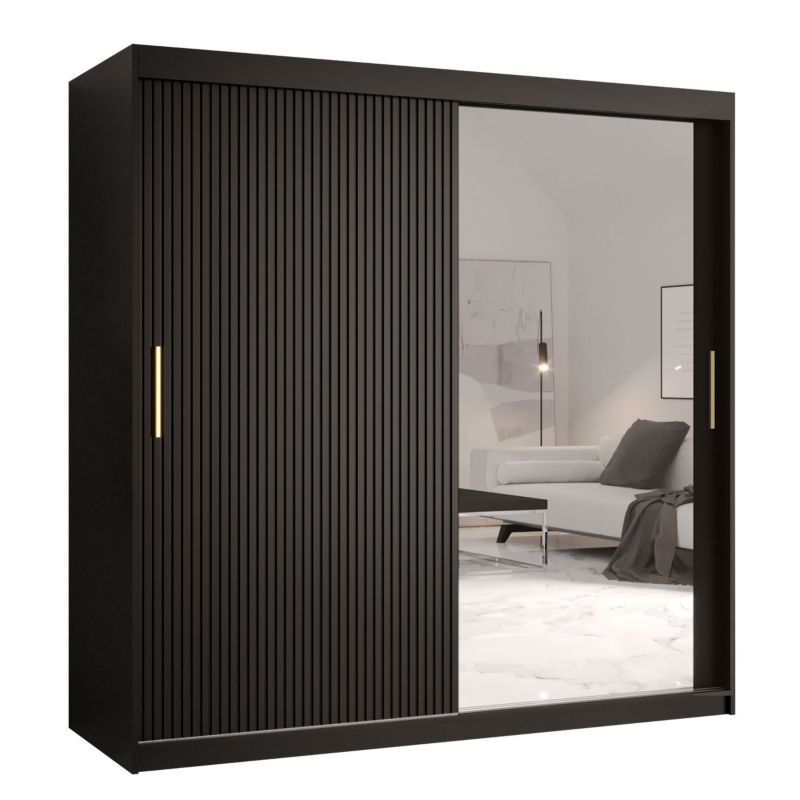 Szafa MIRJAN 24 Riflo Slim 2 180 czarny 1 szt.