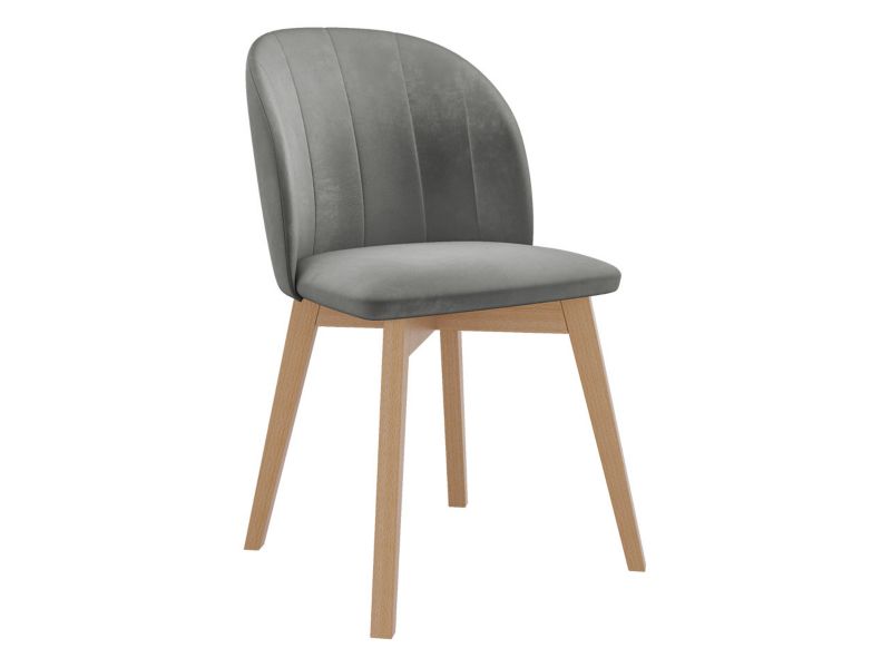 Krzesło do jadalni MIRJAN 24 S100 natura + szary 1 szt.