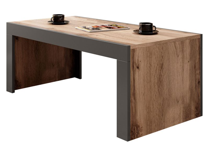 Stolik kawowy MIRJAN 24 Mila dąb wotan/antracyt 1 szt.