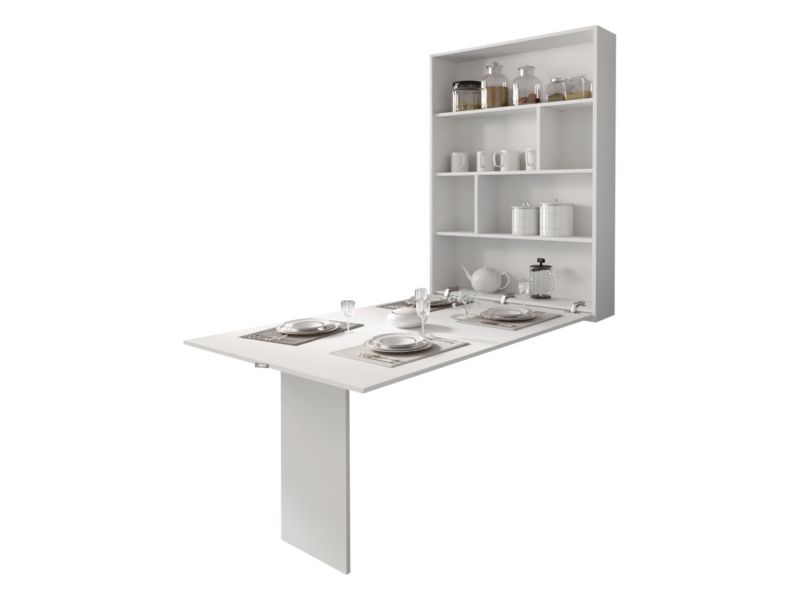 Stół wiszący ścienny MIRJAN 24 Abi biały 1 szt.