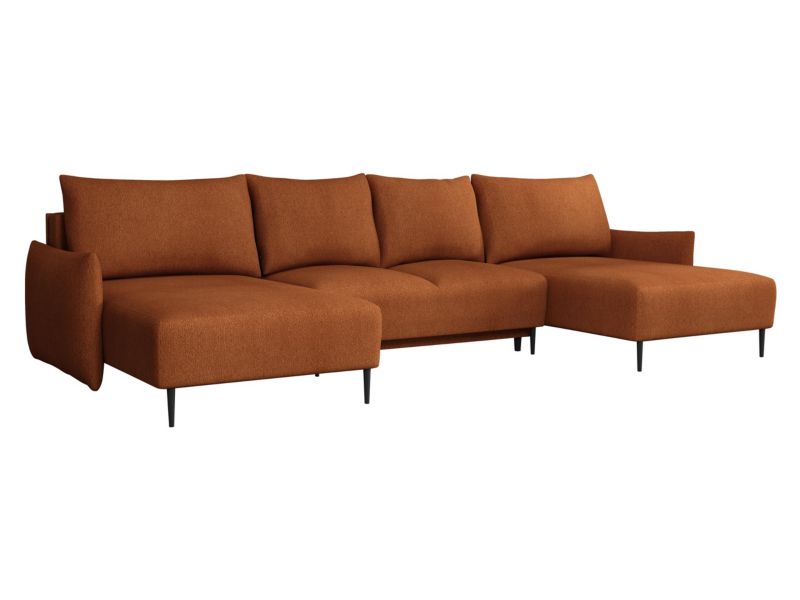 Narożnik z funkcją spania MIRJAN 24 Santi U miedziany 1 szt.