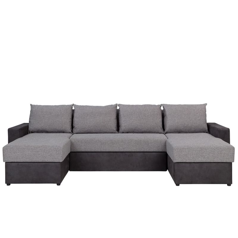 Narożnik z funkcją spania MIRJAN 24 Denver Bis szary + jasnoszary 1 szt.