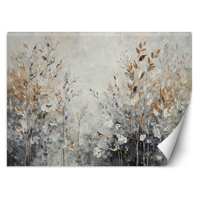 Fototapeta Feeby Rośliny Abstrakcja Botanika Złoty 450x315 1 szt