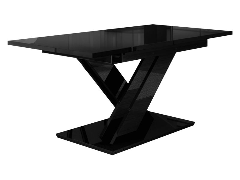 Stół rozkładany MIRJAN 24 Bronx czarny połysk 1 szt.