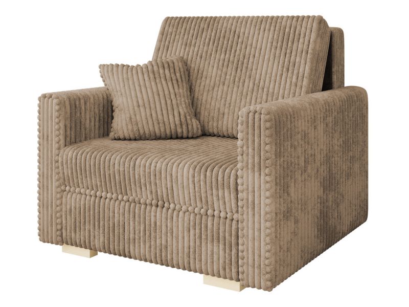 Kanapa rozkładana MIRJAN 24 Viva Piano I beżowy sztruks 1 szt.