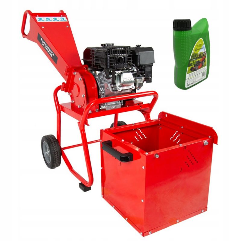 Rozdrabniacz spalinowy z koszem 40 litrów moc 4,3 kW Greenso GBK-70-2QY