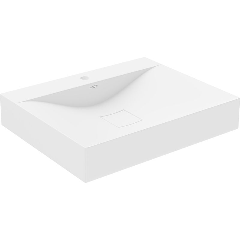 Umywalka nablatowa Mexen Poli biała 60x48 cm 1 szt.