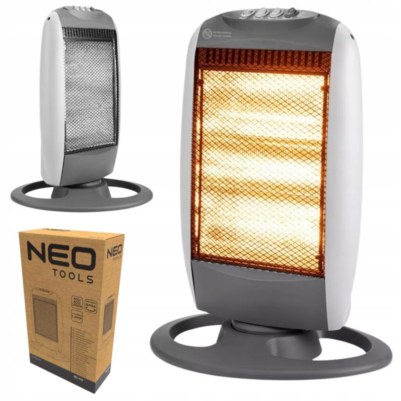 Halogenowy promiennik podczerwieni NEO TOOLS 400/800/1200W szary 1 szt