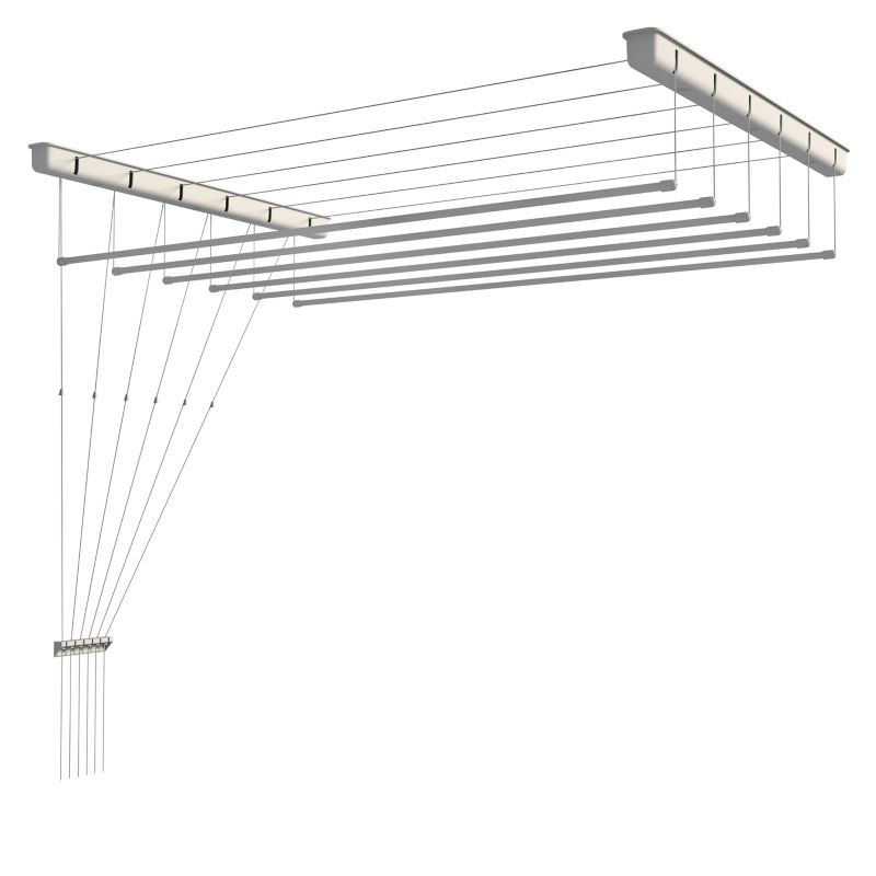Suszarka sufitowa 6-prętowa Sepio 52,3 x 180 cm