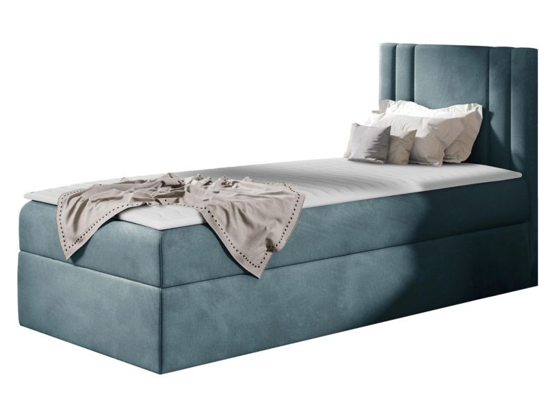 Łóżko kontynentalne MIRJAN 24 Carmen Mini 90x200, Strona: Prawa turkusowy 1 szt.