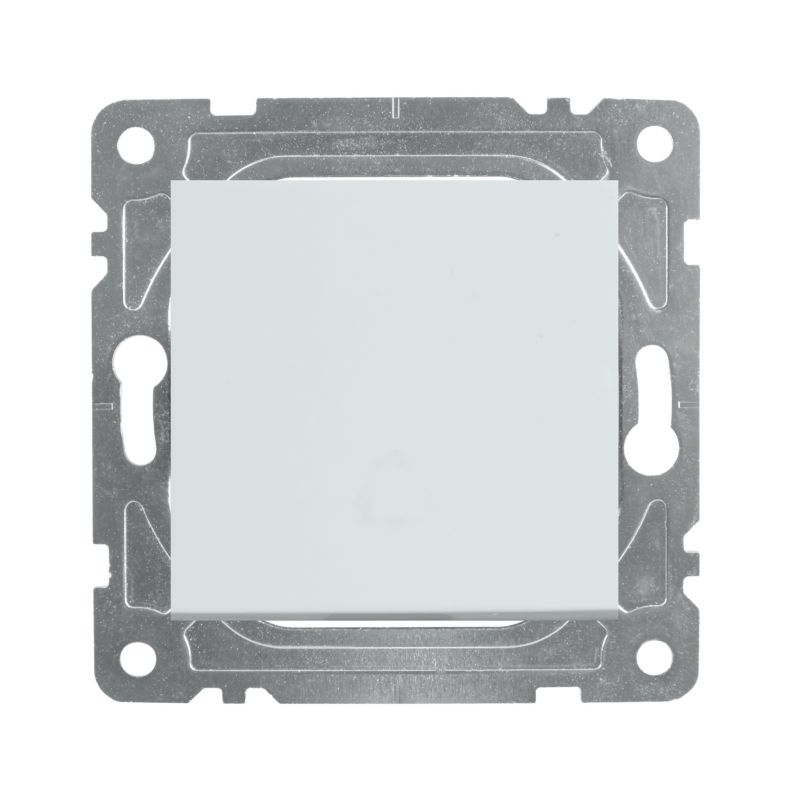 Włącznik pojedynczy DMP Solid Electromalt QUAD biały