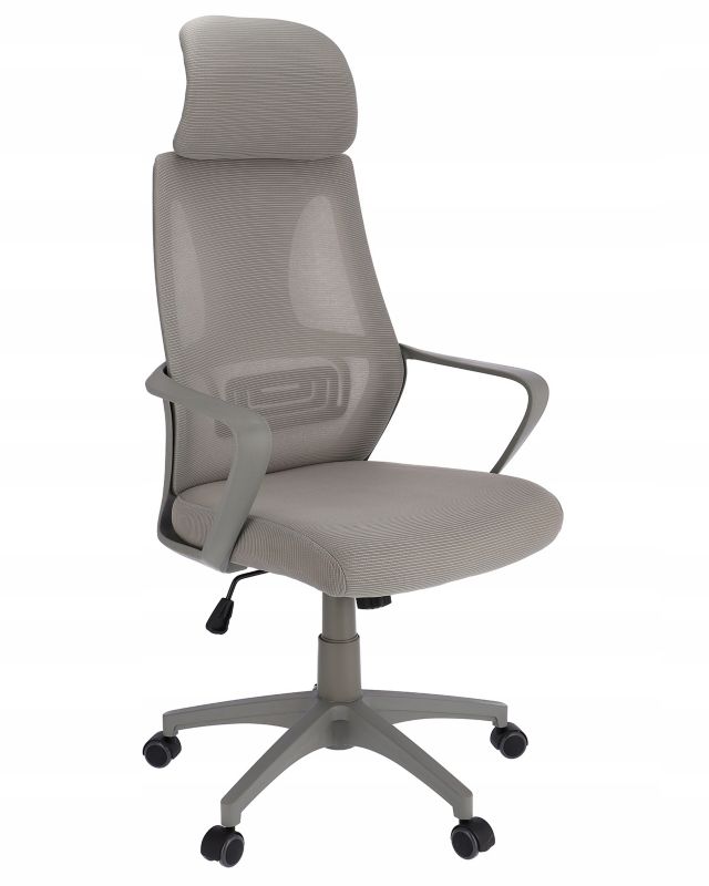 Fotel ergonomiczny biurowy JUMI do biura obrotowy FUTURA szary 1 szt.