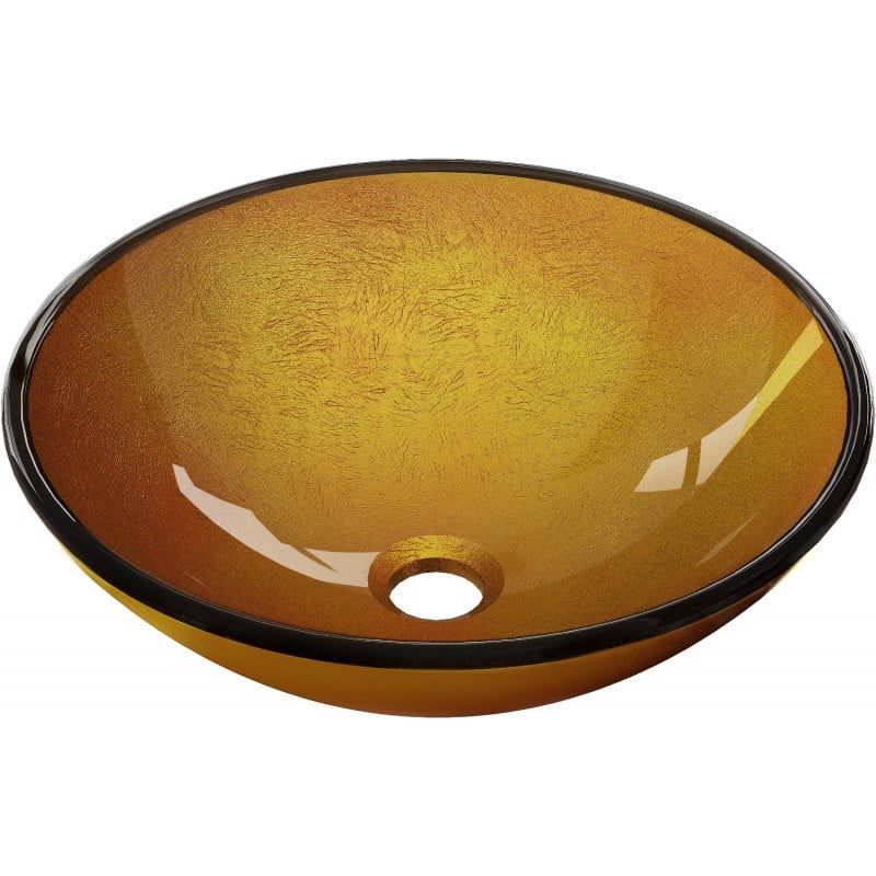 Umywalka nablatowa Mexen Mira złota 42x42 cm 24124250 1 szt.