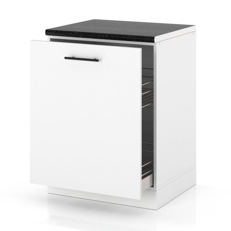 Szafka Kuchenna Hurtownia-Mebli Stojąca Cargo D60 CARGO sPremium 60cm Biały Mat Biały Mat 60x52x85 cm 1szt.