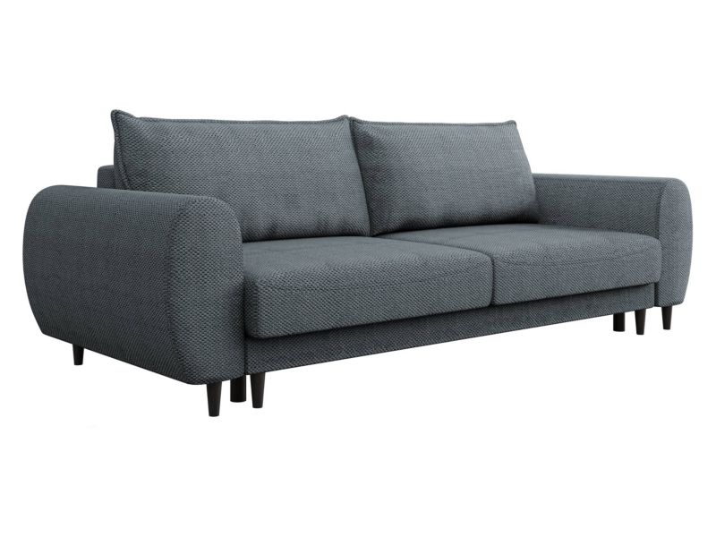 Kanapa rozkładana MIRJAN 24 Sonia popielaty plusz 1 szt.