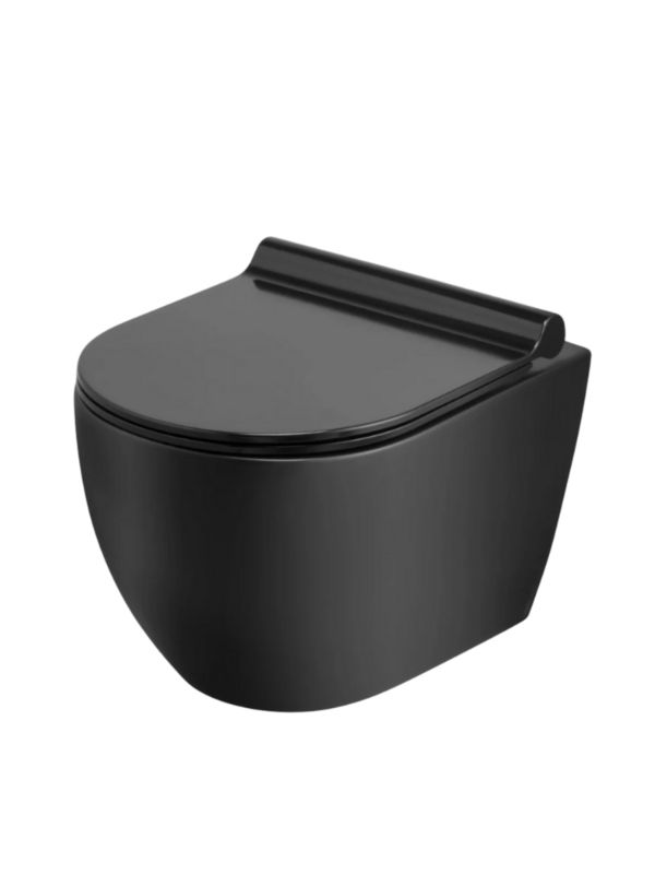 Miska WC Uptrend CANEO czarny mat, RIM 1 szt.