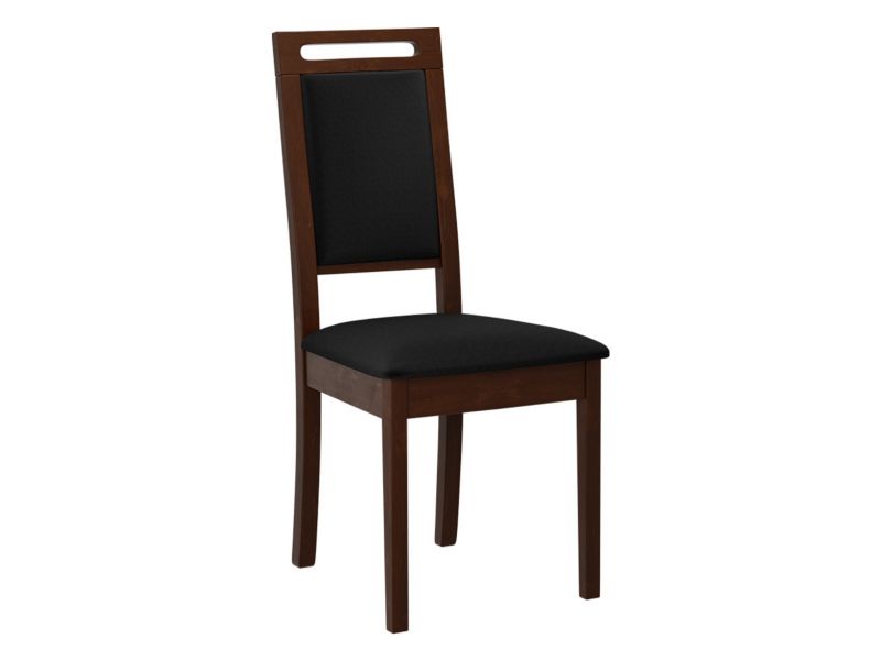 Krzesło MIRJAN 24 tapicerowane Roma XV orzech/czarny aksamit 1 szt.