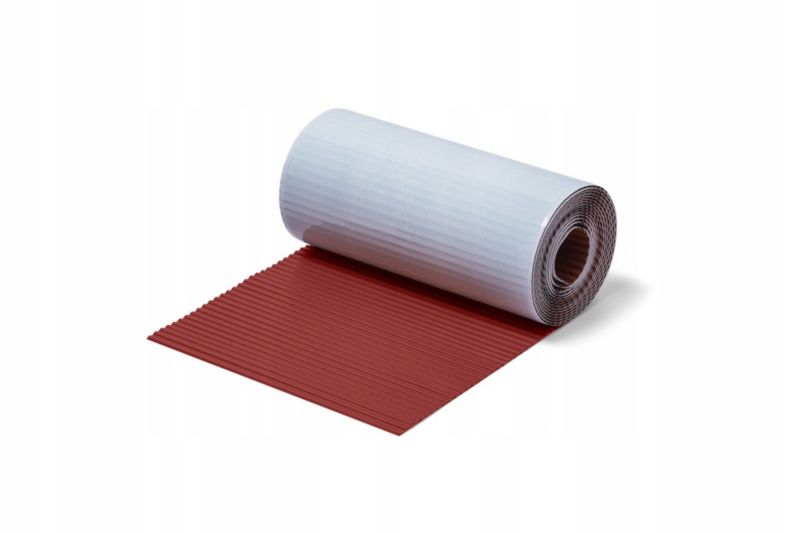 Taśma kominowa 4ROOF IZOMIN CLASSIC 300mm 5mb wiśnia(RAL3011) RYFLOWANA super elastyczna, odporna 1szt.