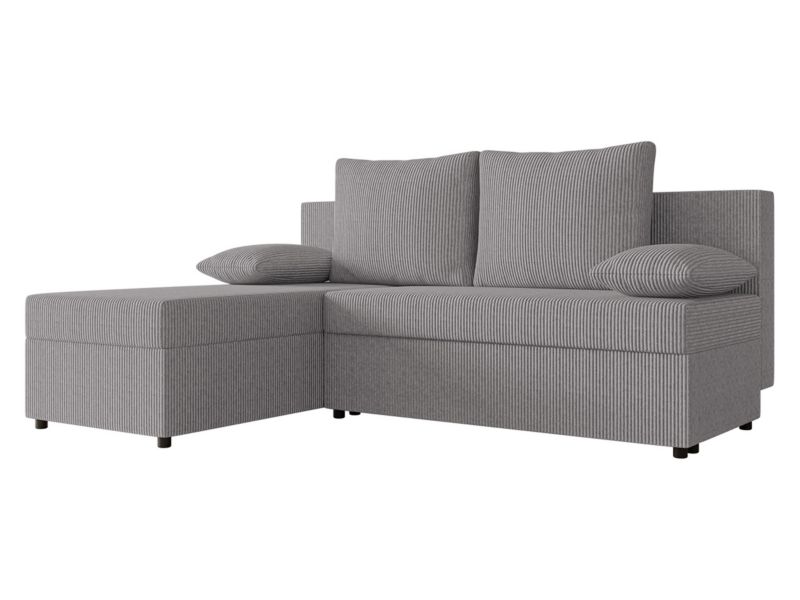 Narożnik z funkcją spania MIRJAN 24 Maxi Sztruks szary 1 szt.