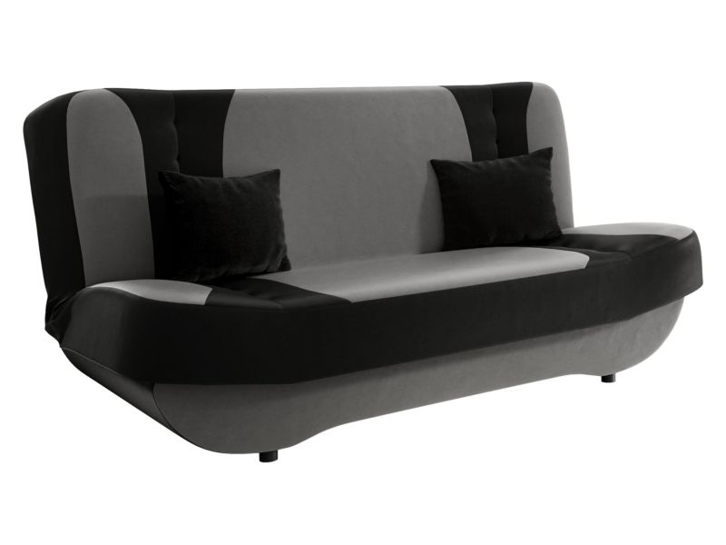 Kanapa rozkładana MIRJAN 24 Pinto szary + czarny 1 szt.