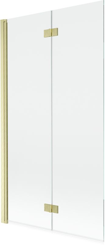 Parawan nawannowy 2-skrzydłowy Mexen Mist złoty szczotkowany 100 x 150 cm 1 szt