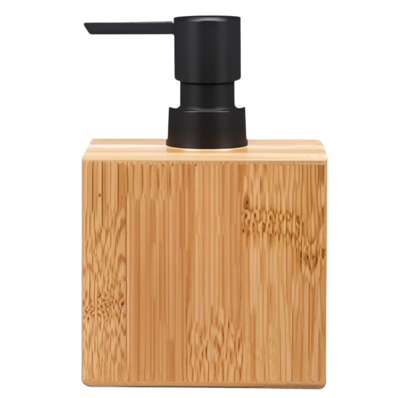 Dozownik Do Mydła Berilo Bambusowy 5,8X9,7X15 Cm 1Szt.