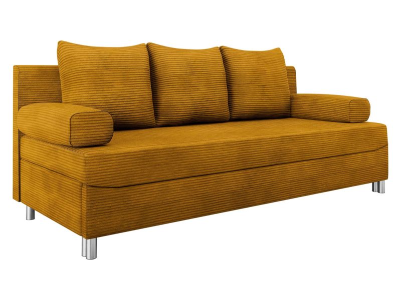 Kanapa rozkładana MIRJAN 24 Dover Sztruks musztardowy 1 szt.