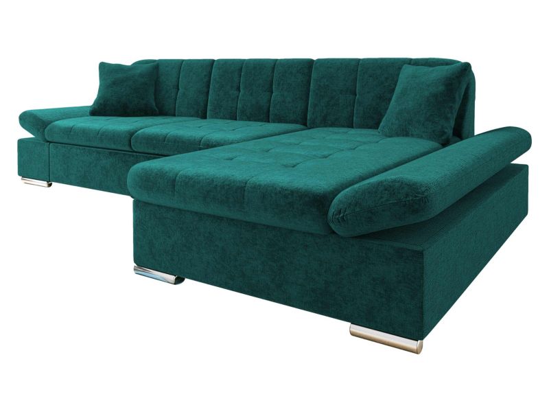 Narożnik MIRJAN 24 do salonu Montana prawy ciemny turkus szenilowy 1 szt.