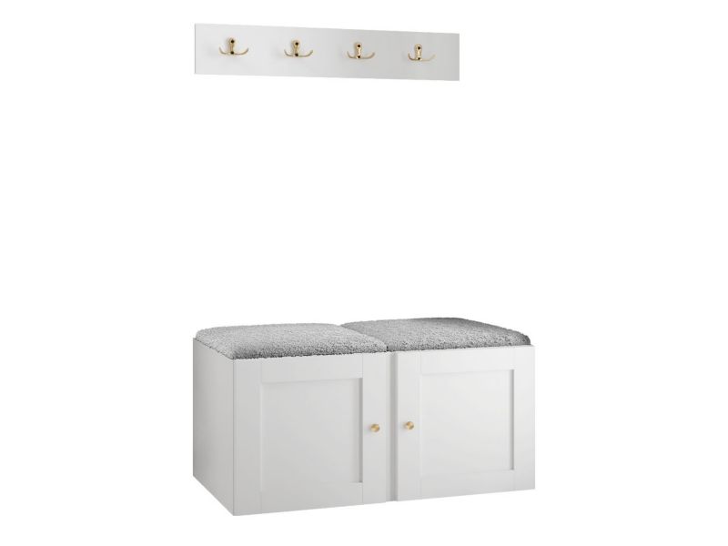 Zestaw MIRJAN 24 Orion Ramiro VI biały + szara bukla 1 kpl.