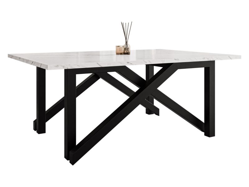 Ławostół MIRJAN 24 Xena Bis czarny + marmur bianco 1 szt.