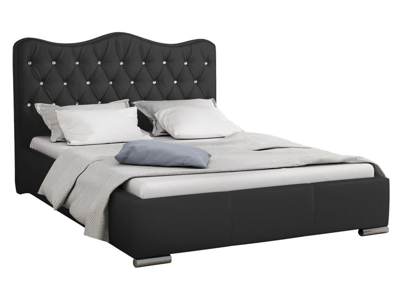 Łóżko tapicerowane MIRJAN 24 Santorini 140x200 grafitowy 1 szt.