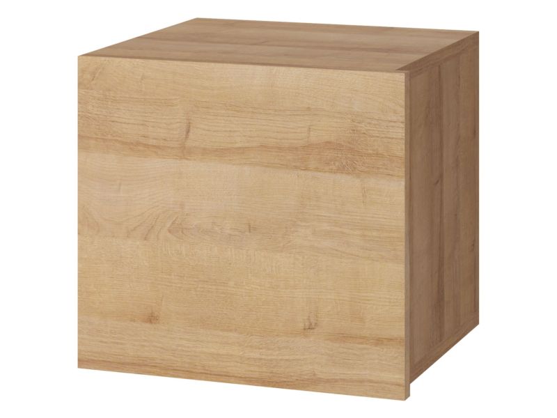 Półka wisząca zamknięta - kwadrat MIRJAN 24 Calabrini dąb złoty 1 szt.