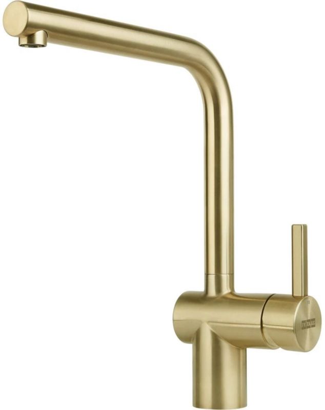 Bateria Franke Atlas Neo złota stojąca, 1 uchwyt, stała wylewka 180, 1 szt.