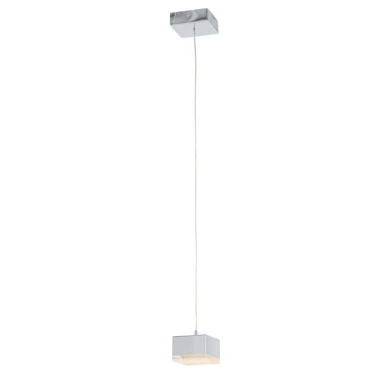 Lampa sufitowa wisząca Italux Seth 8628 chromowana przezroczysty nowoczesna wbudowany LED 4.2W 1 szt.