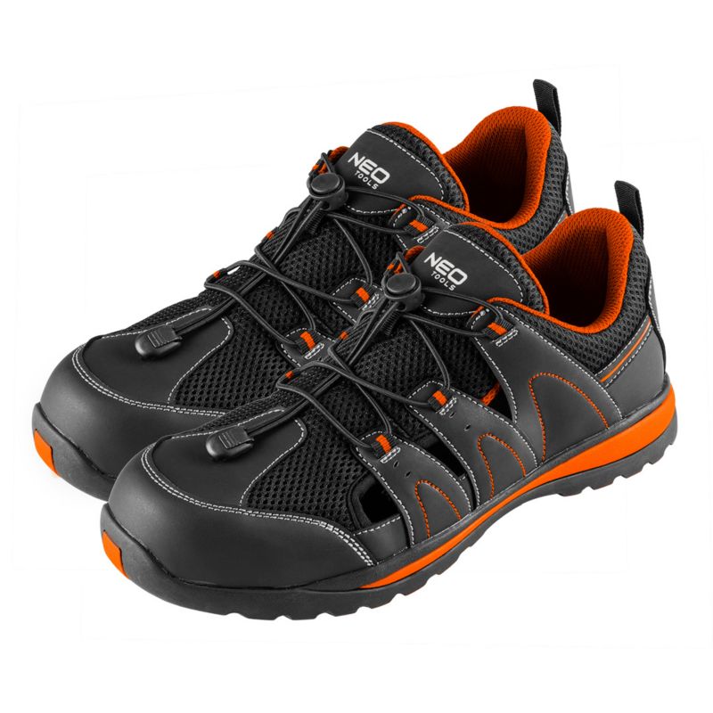 Sandały robocze NEO TOOLS S1 SRA, kompozytowy podnosek, rozmiar 45 1 para